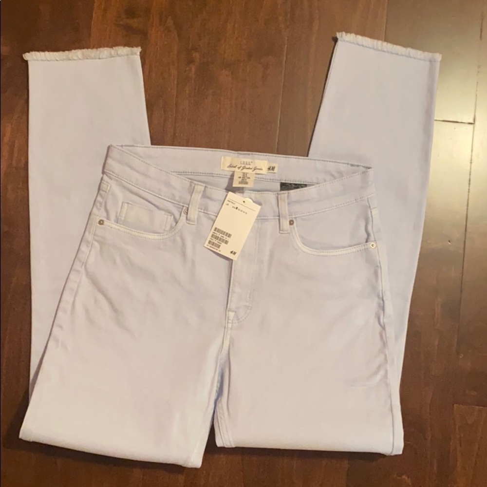Very light blue/white jeans